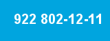 922 802-12-11